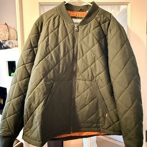 Levi's Men's Puffer Jacket in Dark Green
